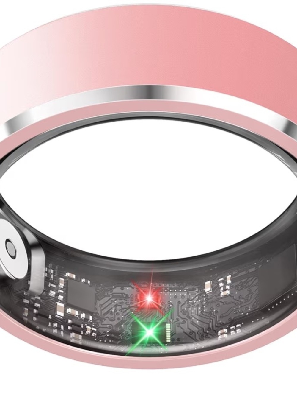 Pink Smart Ring with LED Indicators #8 - Picture 1 of 4